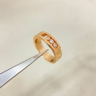 Messika Move Uno Pavé Diamond Band Ring